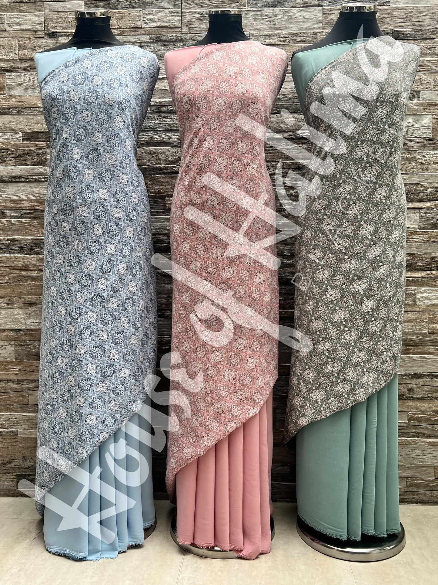 Powder touch print 2pcs