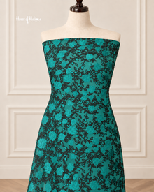 Velvet Plachi 2 Piece Suit with Silky Satin Trouser