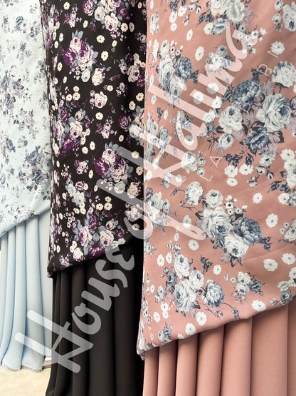 Indonesian georgette print 2pcs