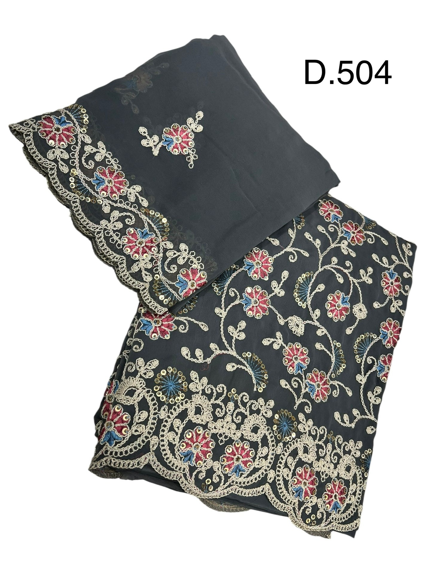 Partywear georgettes 4pcs