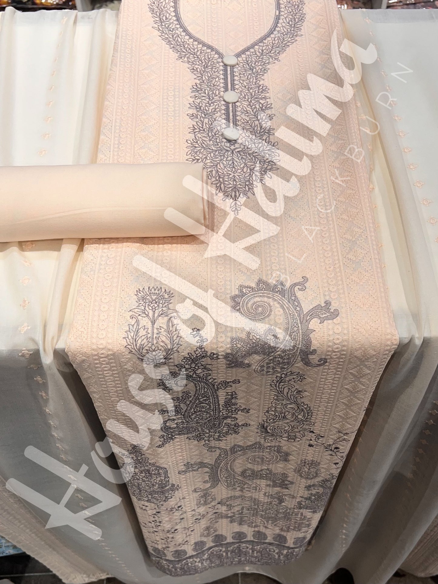 Chikankari cottons 3pcs
