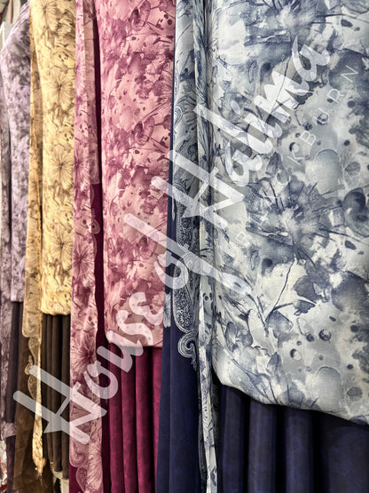 Premium quality french crepe print 3pcs