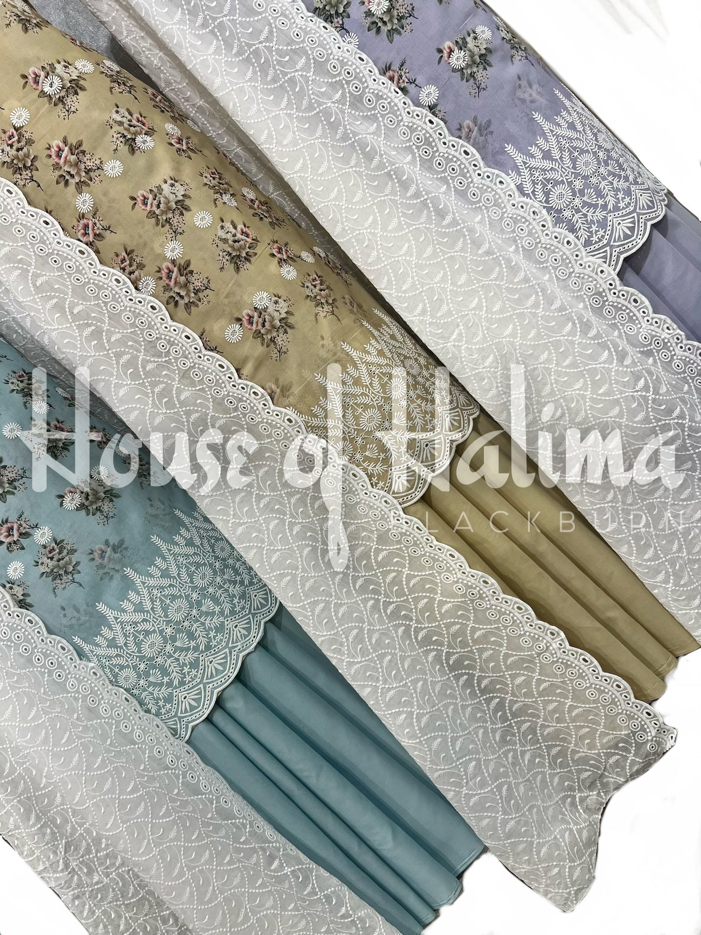 Chikankari cottons 3pcs