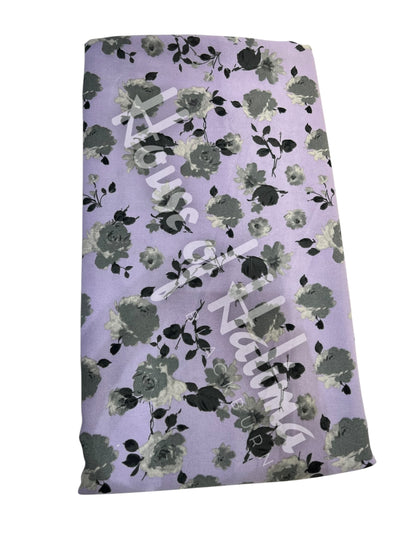 Double georgette print (full print suit)