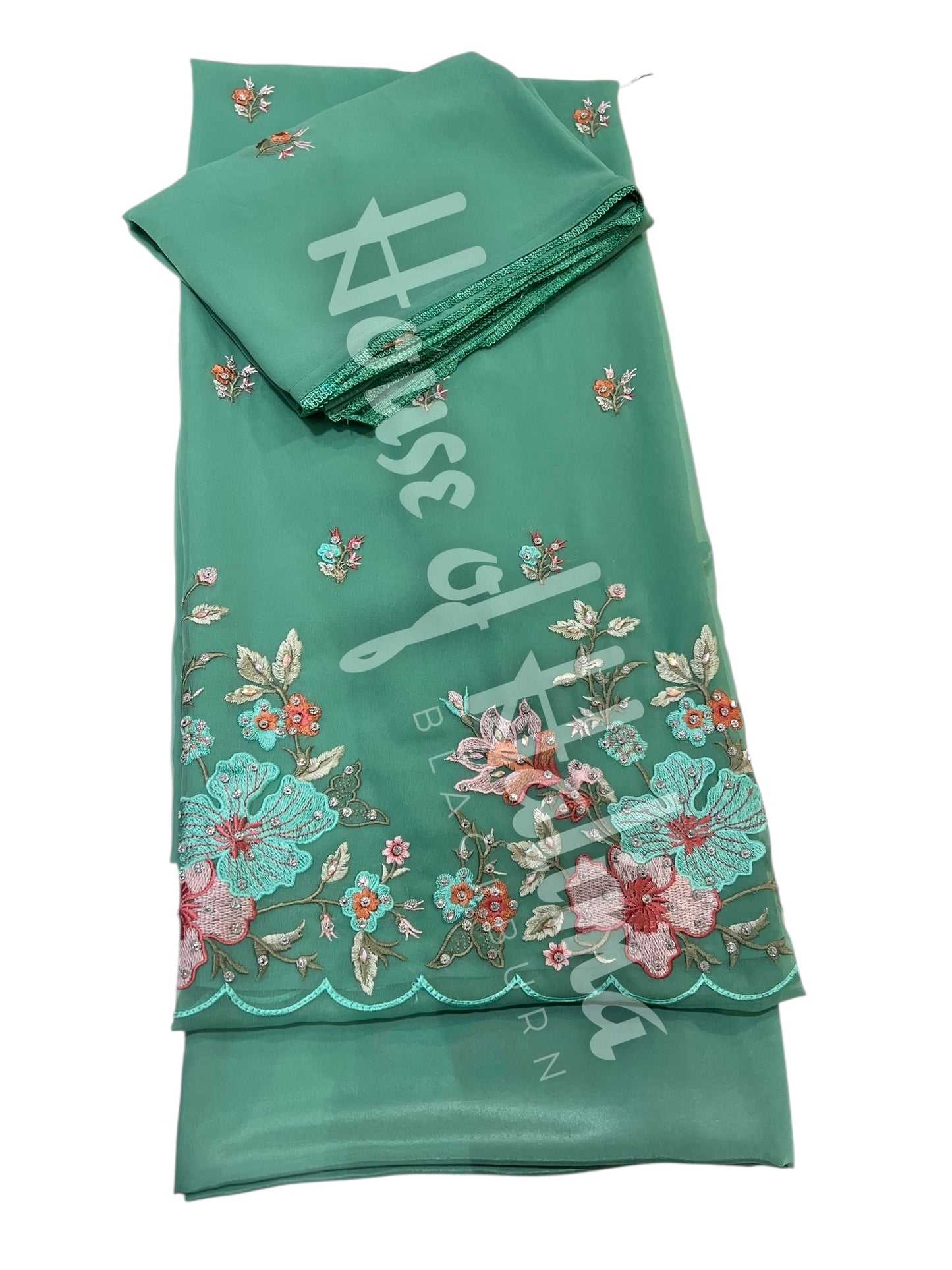 Embroidered georgettes 4pcs (9967)