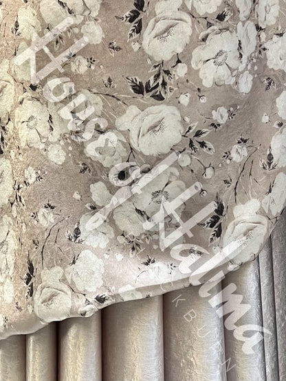 Armani touch satin print 2pcs