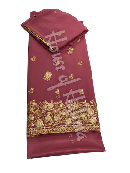 Embroidered georgettes 4pcs (5405)