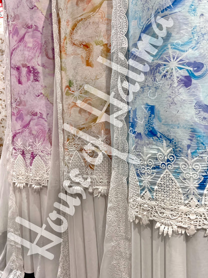 Cutwork cottons 3pcs