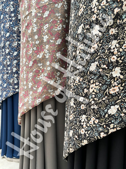 Indonesian georgette print 2pcs