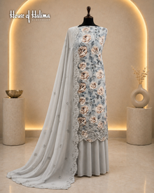 Alpine 3-Piece Floral Embroidered Unstitched Suit