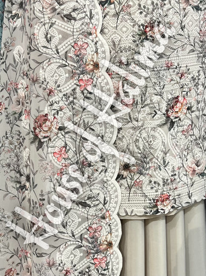 Digital print georgettes 4pcs