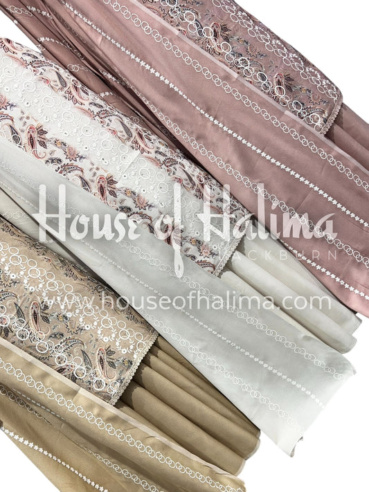 Embroidered alpines 3pcs