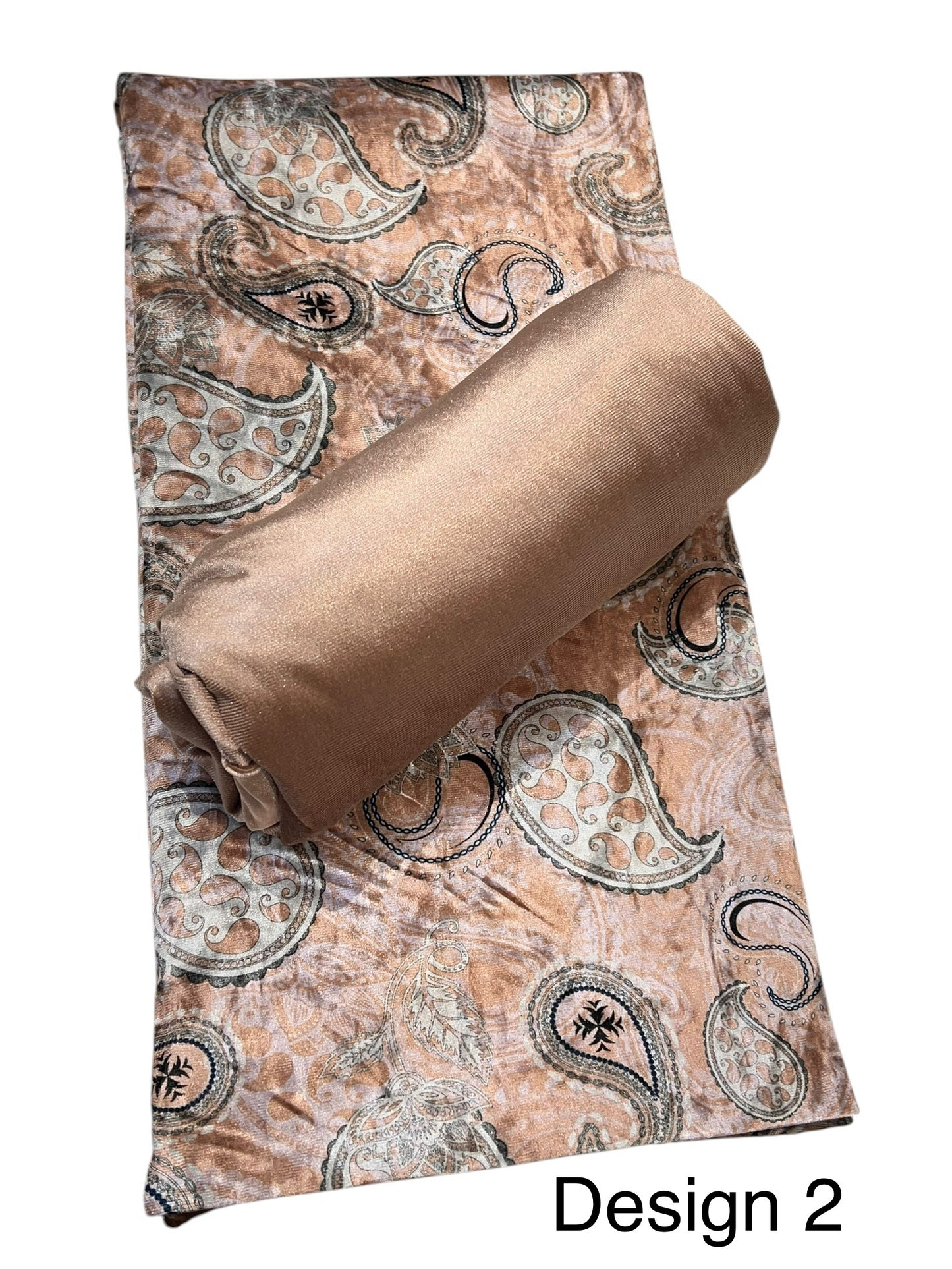 Digital print velvets 2pcs