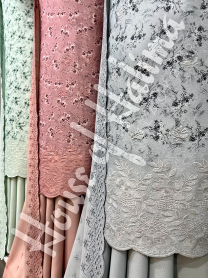 Embroidered alpines 3pcs
