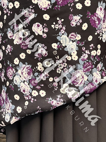 Indonesian georgette print 2pcs