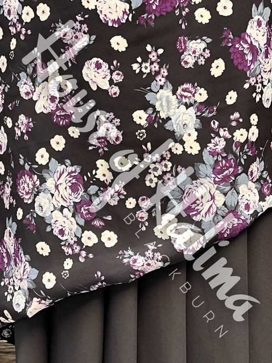 Indonesian georgette print 2pcs