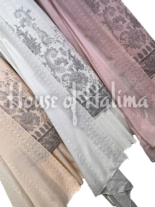Chikankari cottons 3pcs