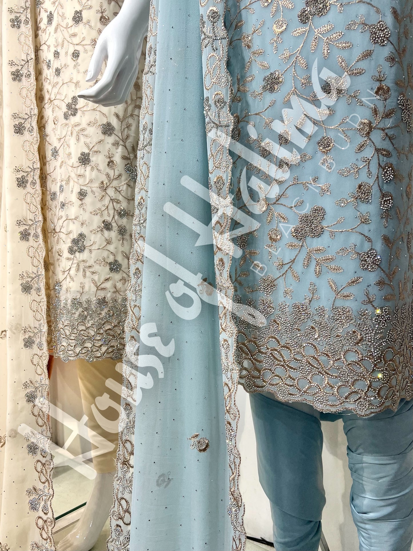 Partywear georgettes 4pcs