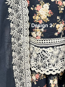 Embroidered cottons (full print) 3pcs