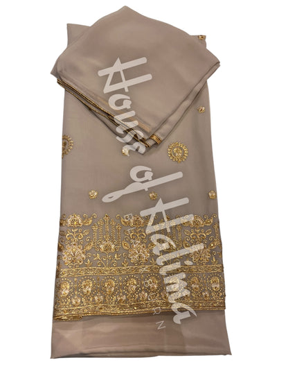 Embroidered georgettes 4pcs (5448)