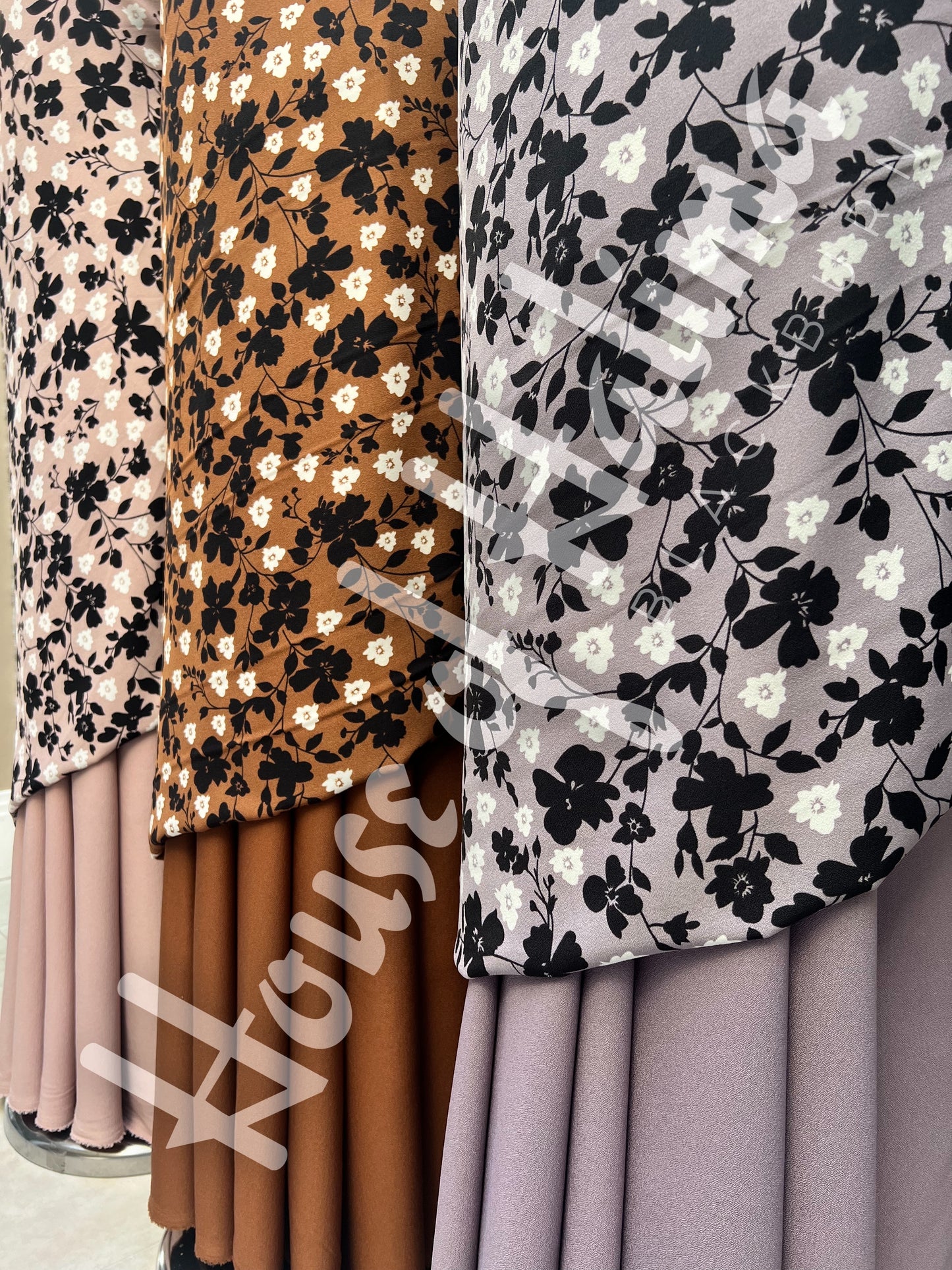 Moss crepe print 2pcs