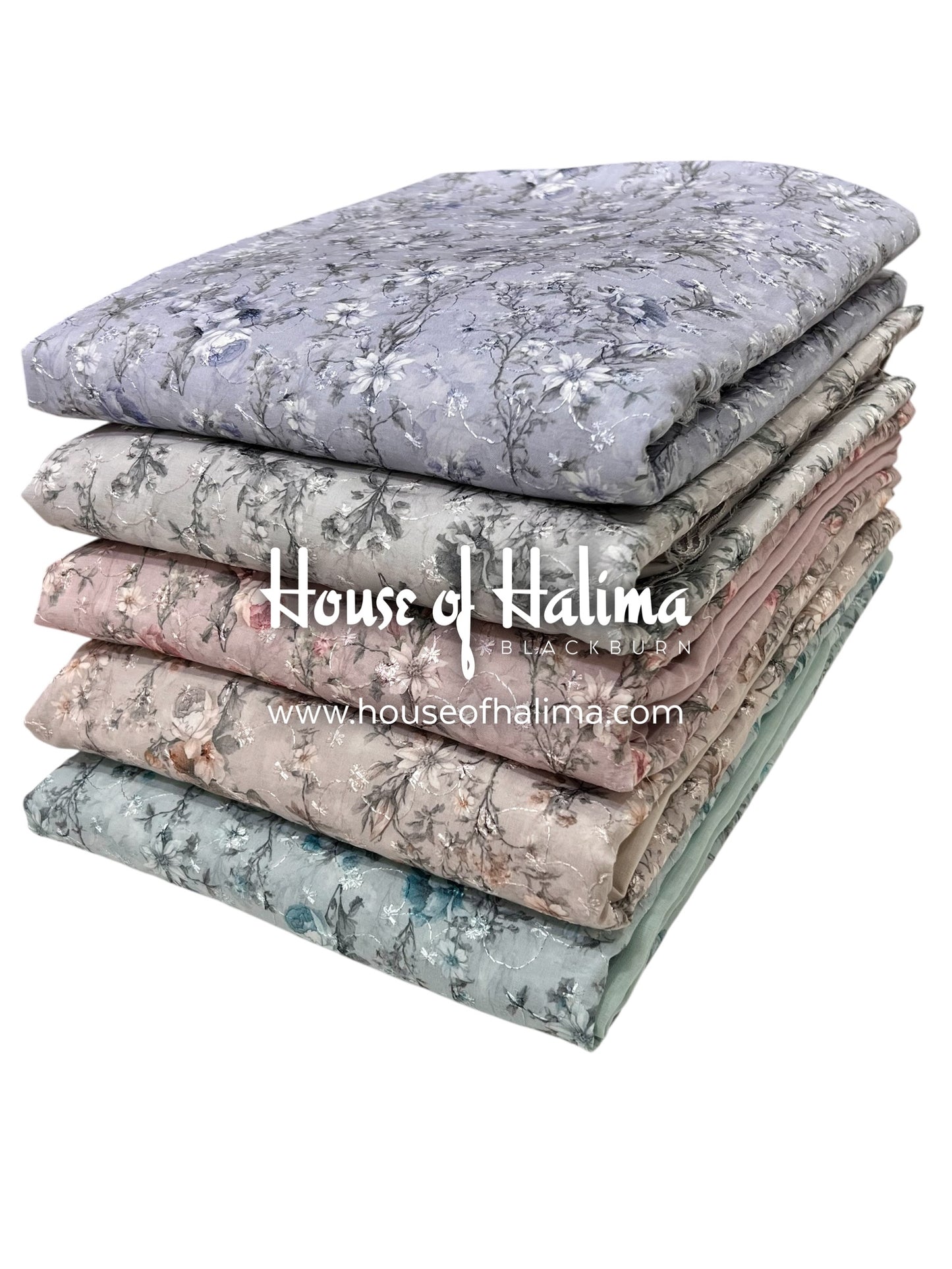 Embroidered cotton lawn 3pcs