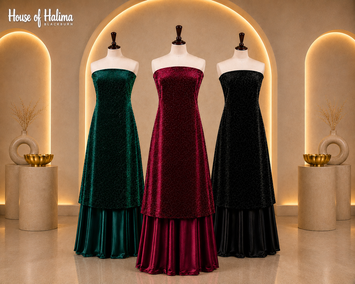 Glitter velvet 2-pieces
