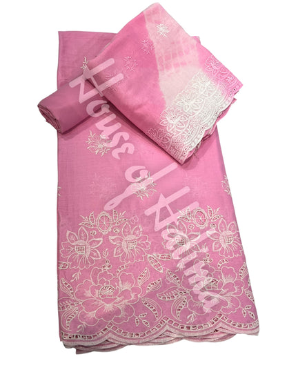 Embroidered cottons 3pcs