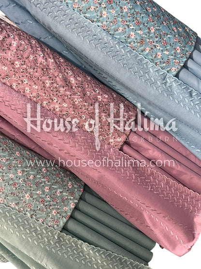 Embroidered cotton lawn 3pcs