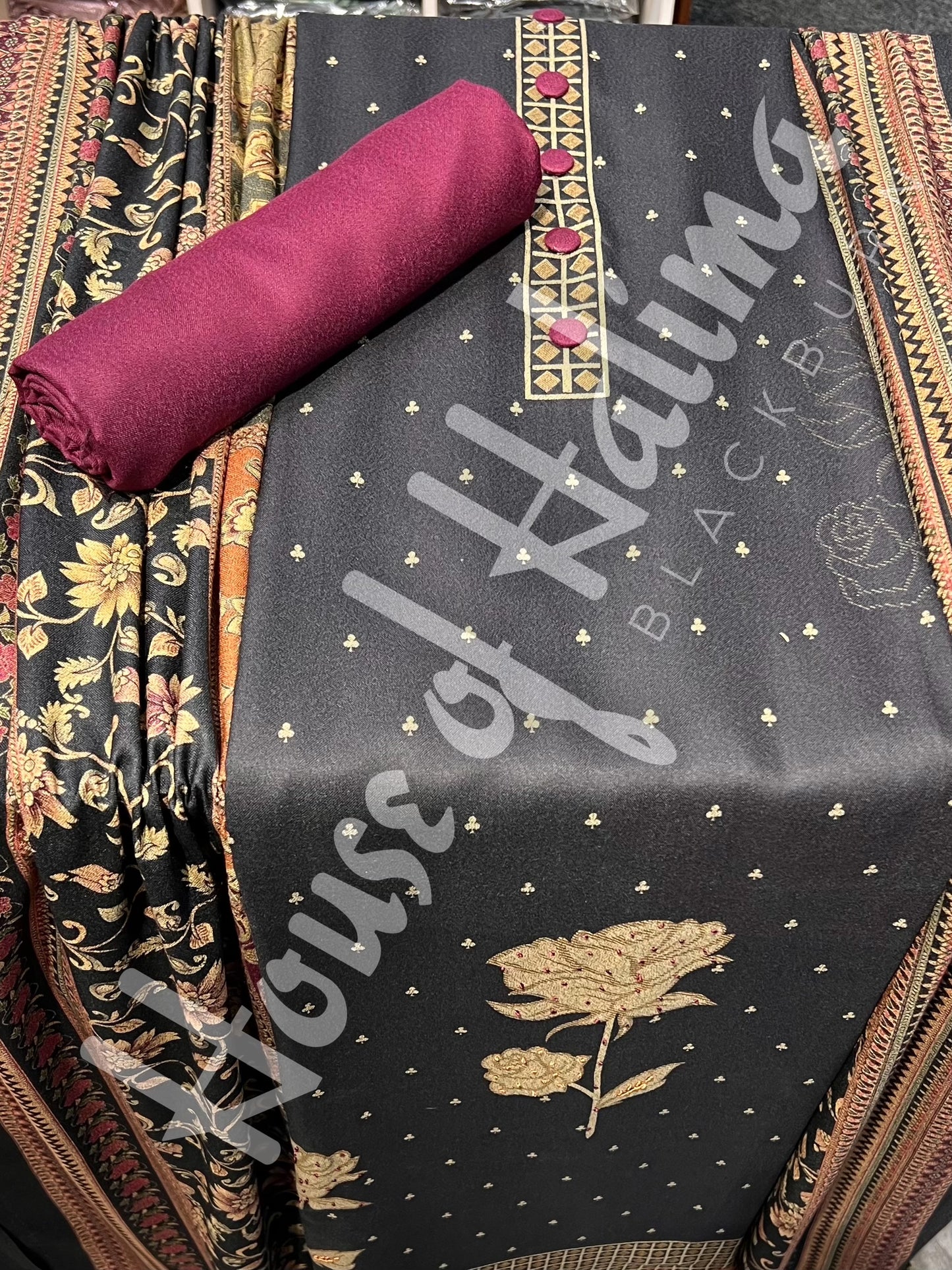 Embroidered alpines 3pcs