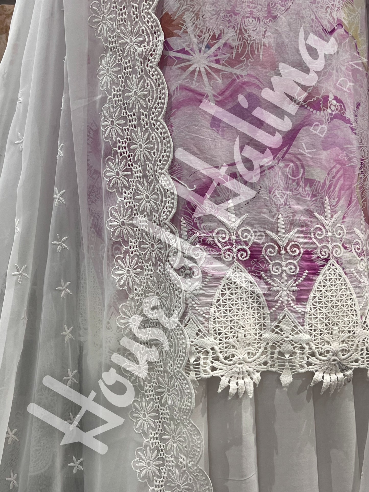 Cutwork cottons 3pcs