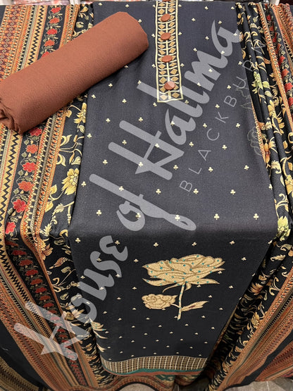 Embroidered alpines 3pcs