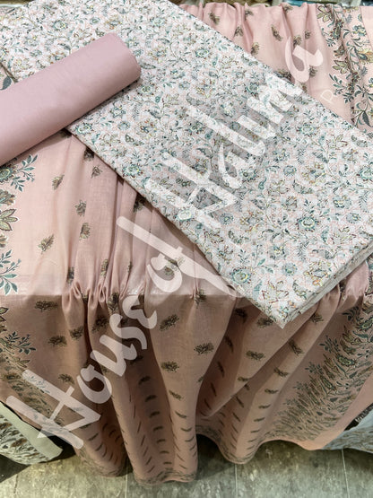 Chikankari cotton 3pcs