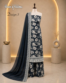 Embroidered cottons (full print) 3pcs