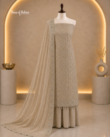 Embellished Georgette 4 Piece Asian Occasionwear Suit