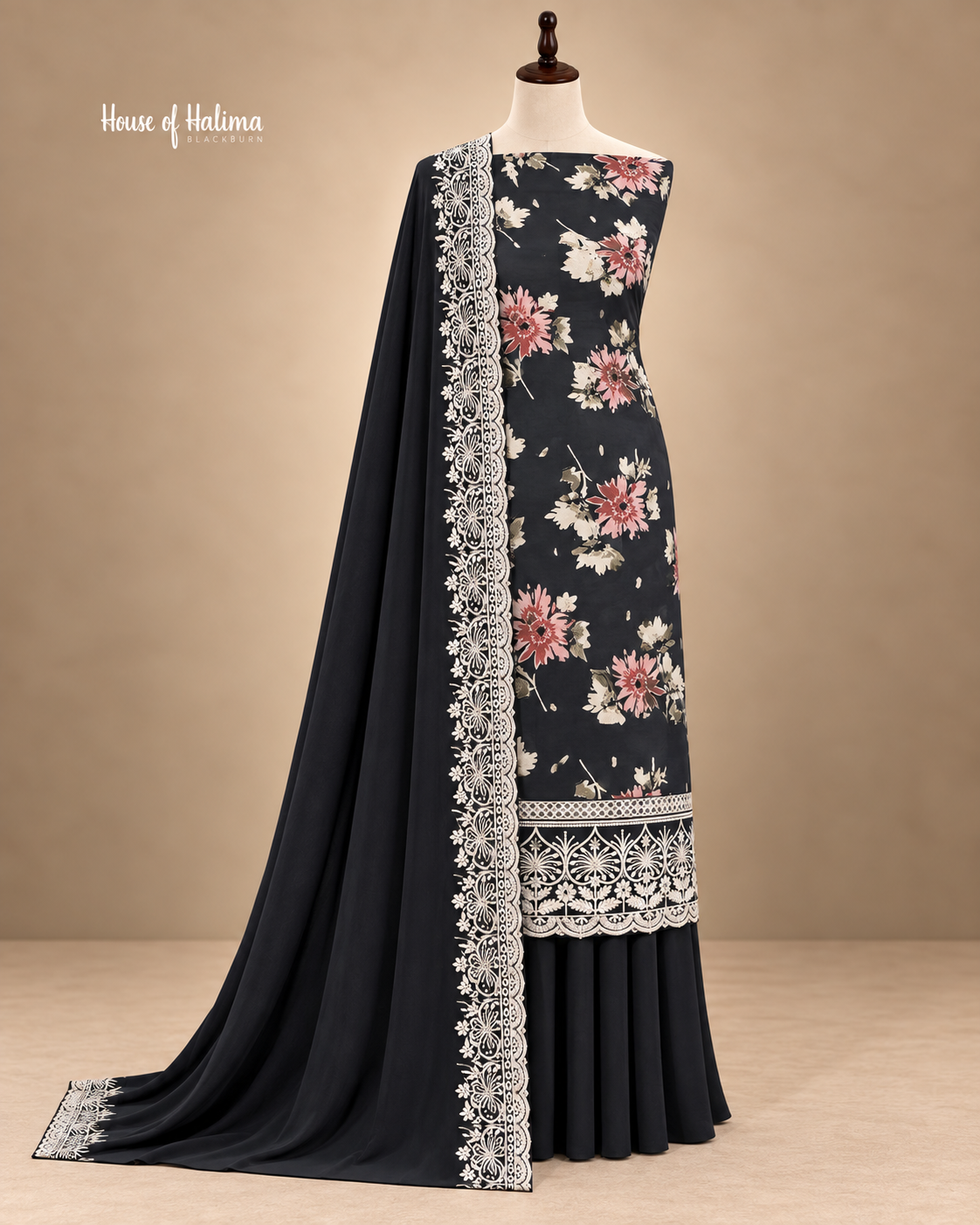 Embroidered cottons 3pcs