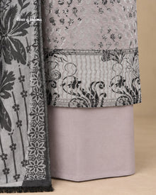 Alpine 3-Piece Monochrome Embroidered Unstitched Suit