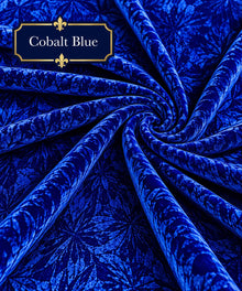 Crushed Velvet Fabric – 4 Yard Uncut Dress Material | 40+ Colours