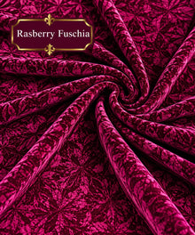Crushed Velvet Fabric – 4 Yard Uncut Dress Material | 40+ Colours