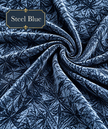 Crushed Velvet Fabric – 4 Yard Uncut Dress Material | 40+ Colours