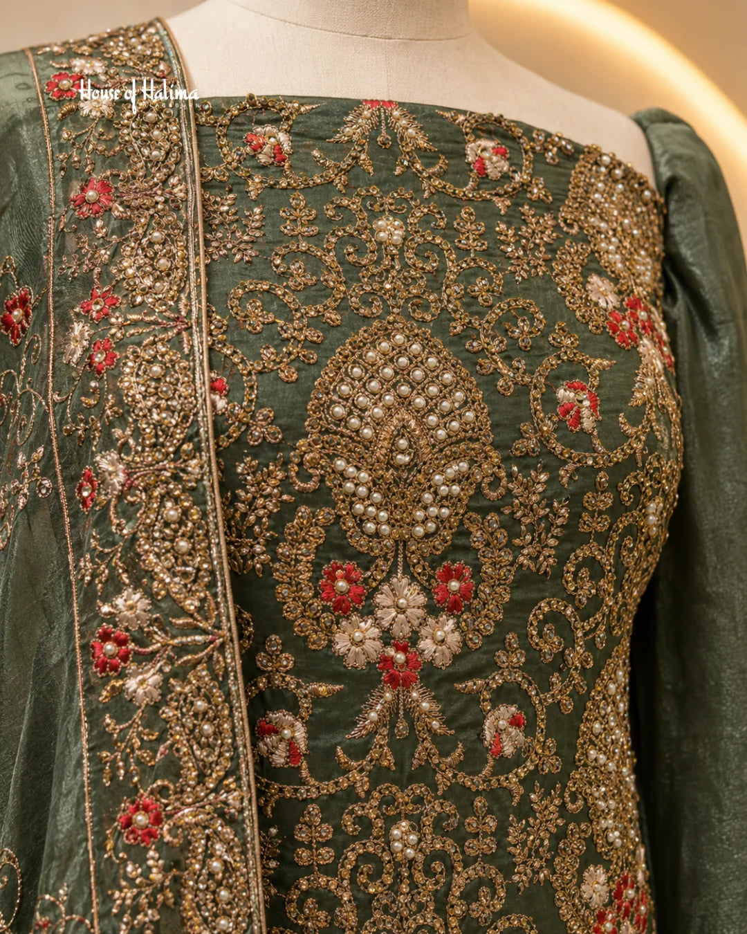 Embroidery detail